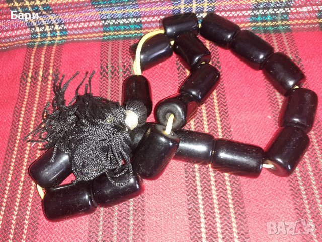 Голяма черна броеница , снимка 3 - Други ценни предмети - 36751897