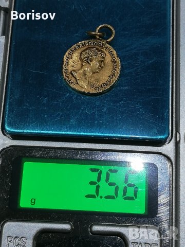 Позлатен медальон, снимка 2 - Колиета, медальони, синджири - 32251541