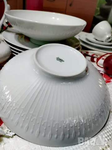 EDELSTEIN BAVARIA- Сервиз от бял релефен порцелан за ценители, снимка 15 - Сервизи - 48935525