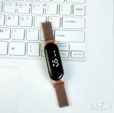 Модерен смарт часовник, Водоустойчив,Сензорен екран, Метална катарама - W WATCH29