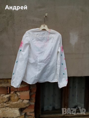 Стара бродирана дамска риза, снимка 7 - Антикварни и старинни предмети - 28705144