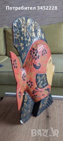 дърворезба височина 41см , снимка 4 - Декорация за дома - 48639812