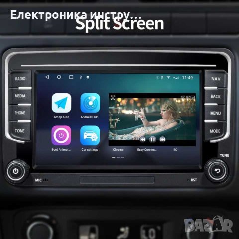 ТОП ЦЕНА! Мултимедия 4 GB Android 12 VW GOLF 5 6 Transporter, снимка 4 - Аксесоари и консумативи - 43165452