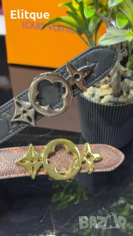 колани от естествена кожа в кутия Louis Vuitton , снимка 3 - Колани - 52509544