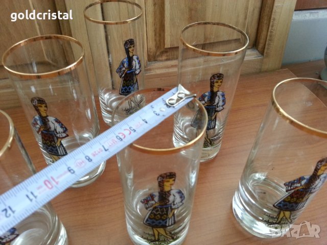 Стъклени чаши, снимка 5 - Антикварни и старинни предмети - 36982718