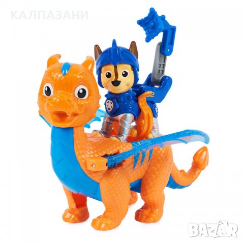 PAW PATROL Rescue Knights Чейс с дракона Драко 6063592, снимка 4 - Фигурки - 37292156