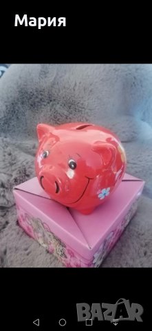 Керамична касичка Прасенце и метална касичка,, сърце,, , снимка 14 - Други - 39117157