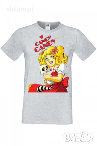 Мъжка тениска Candy Candy,Анимация,игра,Празник,Повод,, снимка 5 - Тениски - 37949119