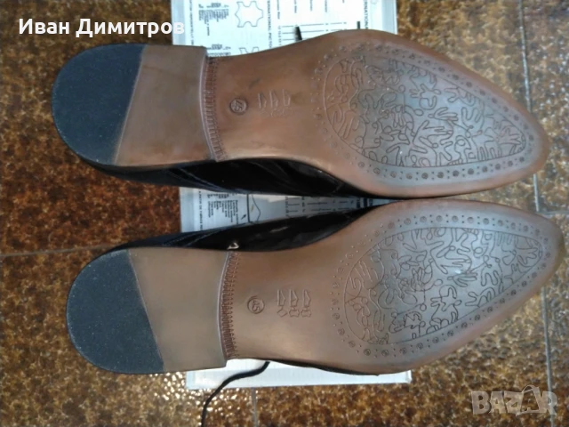 Официални мъжки обувки Bellagio №45, от абитуриентския бал, снимка 10 - Официални обувки - 50804083