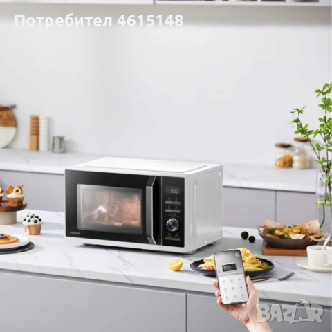 Микровълнова печка Toshiba MW3-AC26SF (26 L)  MW3-SAC23SF (23 L) - С грил, конвекция и Air Fry, снимка 6 - Микровълнови - 51986298