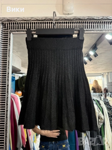 Пола от плетиво в размер S, снимка 4 - Поли - 52926870