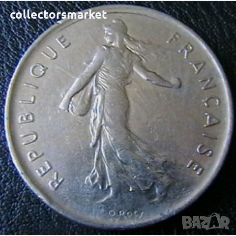 5 франка 1973, Франция, снимка 2 - Нумизматика и бонистика - 28435509