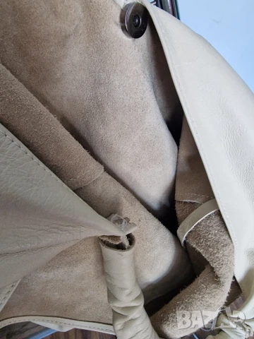 Страхотна дамска чанта естествена кожа, снимка 6 - Чанти - 50826086