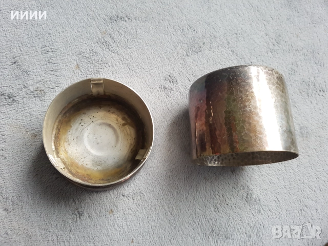 Посребрена захарница, снимка 5 - Антикварни и старинни предмети - 52287499