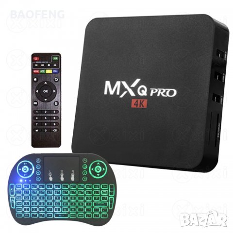 Компютри Нови 4K Android TV Box 8GB 128GB MXQ PRO Android TV 11 / 9 , wifi play store, netflix 5G, снимка 8 - За дома - 39361219