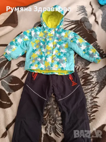 Ново яке с непромокаем гащеризон 86-92 размер и 3-4г