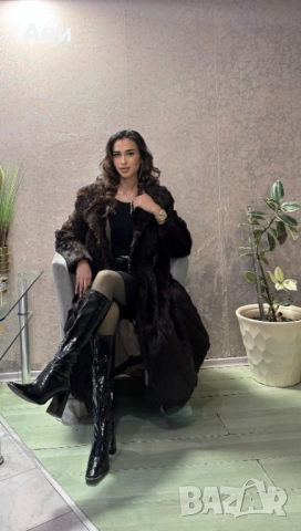 Палта от естествен косъм, снимка 2 - Палта, манта - 52813836