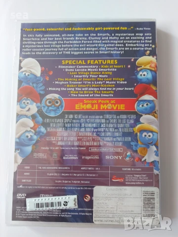 Смърфовете : Забравеното селце DVD филм , снимка 2 - Анимации - 51150669