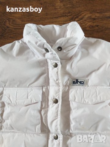 Elho Vintage Skiwear Down Puffer Red Men's Vest, SIZE 36/С - страхотен пухен елек, снимка 4 - Други - 38959732