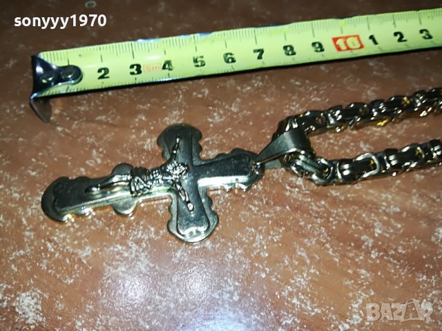 ЛАНЕЦ ЗА ВРАТА-ЦВЯТ ЗЛАТО 2808221003, снимка 5 - Колекции - 37822372