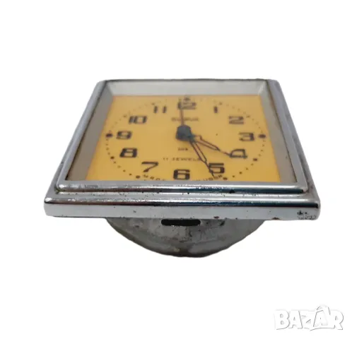 Съветски будилник „Слава“, СССР (11.3), снимка 5 - Антикварни и старинни предмети - 47613295