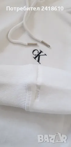 Calvin Klein Hoodie Womens Oversize Size XS ОРИГИНАЛ! Дамски Суичър!