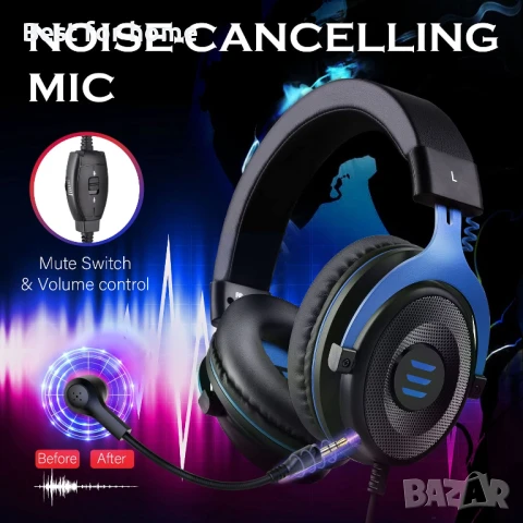 Геймърски слушалки EKSA E900, снимка 6 - Слушалки и портативни колонки - 51056480