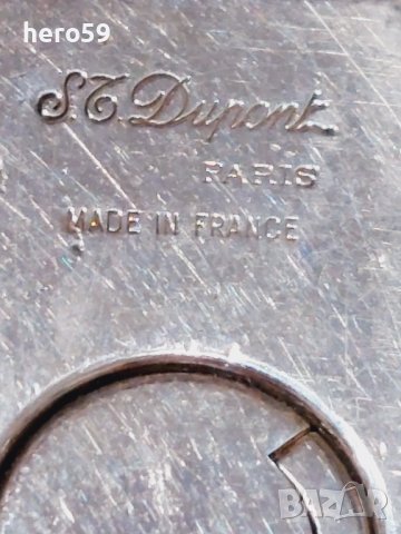 Сребърна Запалка Дюпонд(S.T.Dupont lighter) с оригинална кутия и документи, снимка 8 - Други - 43290376