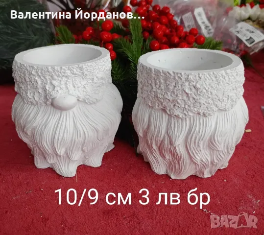 гипсови кашпи , снимка 5 - Декорация за дома - 47547816