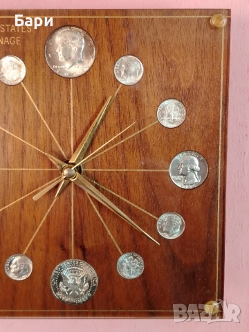 Часовник със сребърни американски монети от 1964г., снимка 6 - Колекции - 52103758