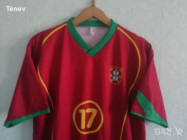Portugal #17 Cristiano Ronaldo футболна тениска фланелка 2XL Португалия Роналдо , снимка 4 - Тениски - 51772770