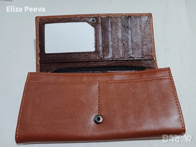 Дамско портмоне от естествена кожа, снимка 5 - Портфейли, портмонета - 53142129