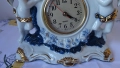 Порцеланов настолен часовник с херувими и гълъби. , снимка 3