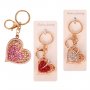  Ключодържател "Сърце" с камъни, снимка 1 - Романтични подаръци - 37793023
