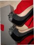 Christian Louboutin Asteroid 140 suede and patent-leather pumps, снимка 18