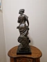 Превъзходна антикварна френска бронзова фигура статуетка скулптура , снимка 6