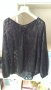 Ефирна черна блуза, снимка 1 - Блузи с дълъг ръкав и пуловери - 34881665