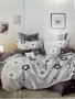 👉 Луксозен двулицев спален комплект от сатениран памук , снимка 2