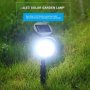 LED градинска лампа/фенер със соларен панел ,12см, снимка 3