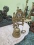 Чудесна много красива антикварна белгийска бронзова камбана , снимка 1 - Антикварни и старинни предмети - 44126523