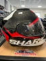 Мото каска SHARK SPARTAN CARBON RAVE ,вградени очила,S 55-56см, снимка 2