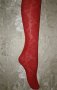 Плътен червен чорапогащник на рози M, L, снимка 2