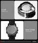 Skmei ръчен часовник с ролково отчитане нестандартна визия Черно Сиво, снимка 4