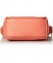 ПРОМО 🍊 GUESS 🍊 Малка кожена дамска чанта в розово златисто 20x14x9 см нова с етикети, снимка 3