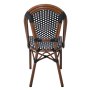 Стол трапезен PARIS Chair Alu Walnut/Wicker , снимка 3