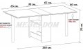 Трапезна кухненска/сгъваема маса(код-2245), снимка 4