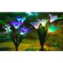 1+1 ОФЕРТА Соларна лампа лилиум Solar Light Flower, снимка 3