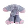 Плюшена детска играчка слон с музикален бутон, снимка 4