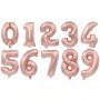 Фолиефи балони цифри 32 см. Цифри от 0 до 9, снимка 1 - Други - 27132215