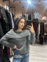 Сива Дамска Блуза , снимка 2